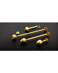 Set secures front wheel + rear wheel + seat post GOLD